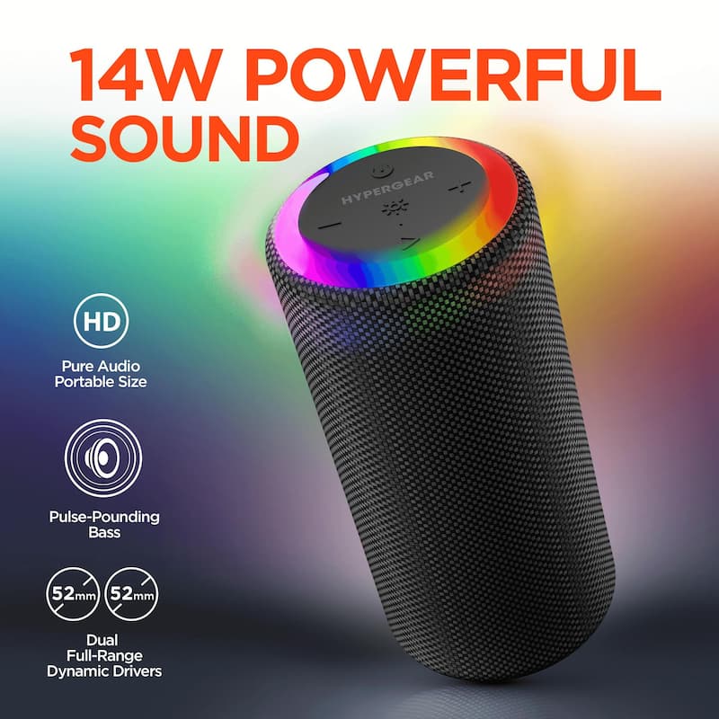 HyperGear Halo XL Wireless LED Speaker