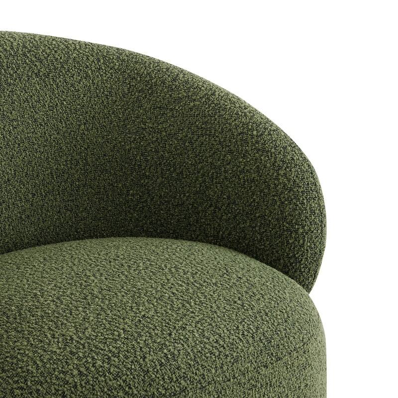 Spruce & Spring Ariel Upholstered Swivel Accent Chair Fabric
