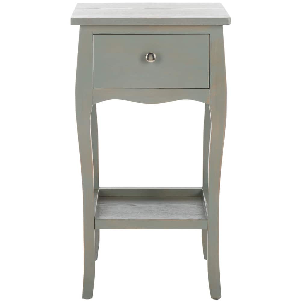 SAFAVIEH Mena End Table - 16.1" x 14.2" x 30" - 16Wx14Dx30H