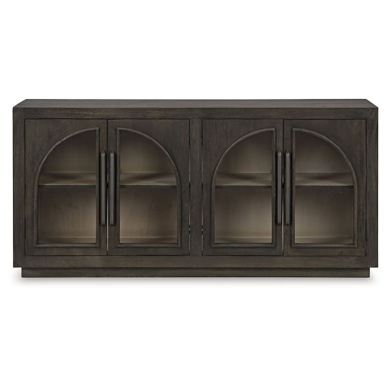 Signature Design by Ashley Dreley Grayish Brown Accent Cabinet - 61.88" W x 15.88" D x 30.13" H