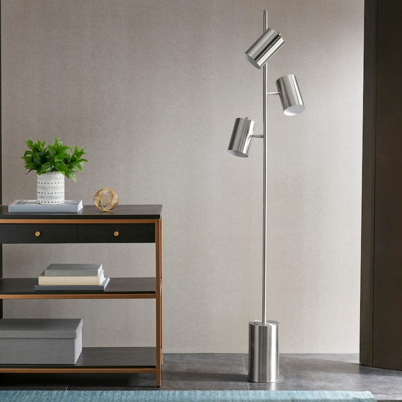 INK+IVY Alta 3-Light Metal Floor Lamp