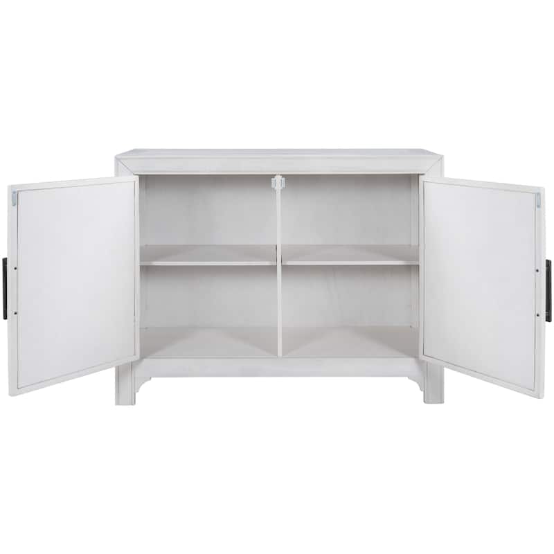 Modern Console Table Sofa Table for Living Room with 2 Shelves