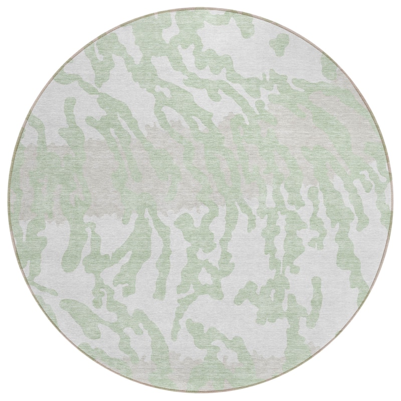 HomeRoots Animal Print Transitional Rectangle Outdoor Rug