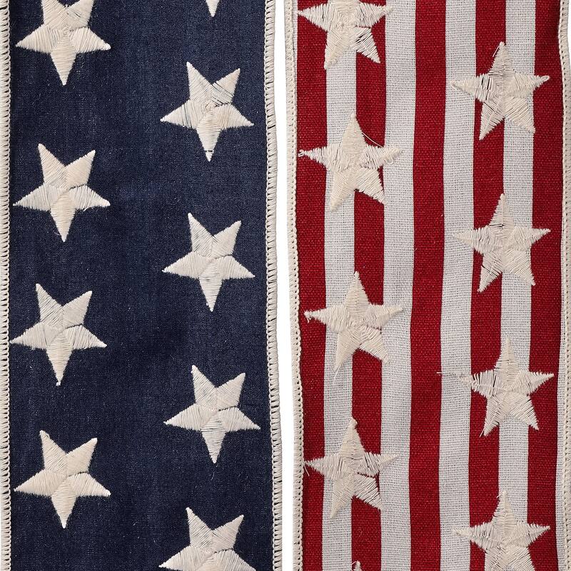 4"X5Y Americana Star Ribbon