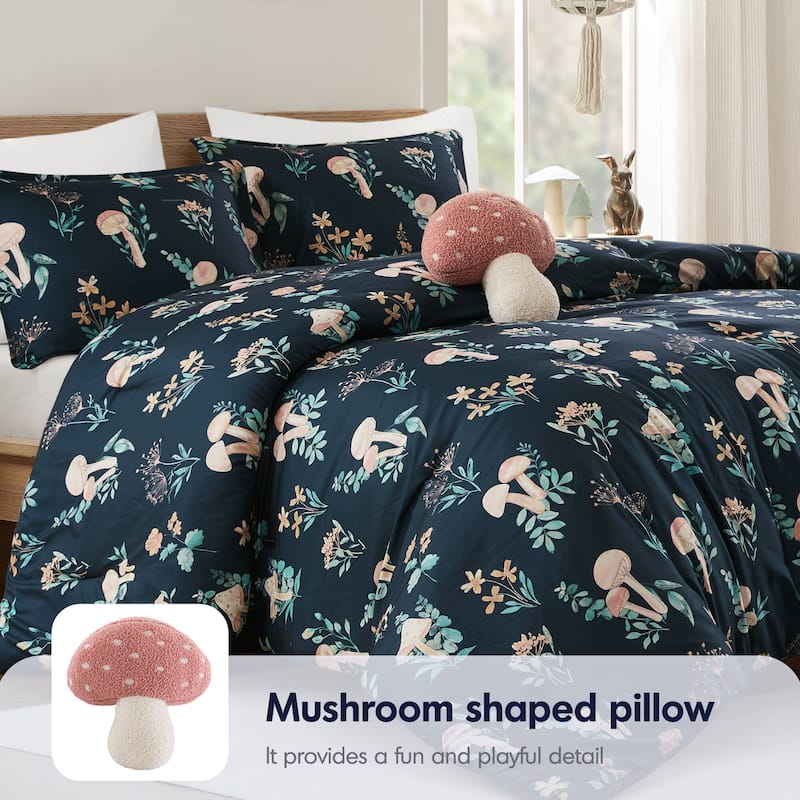 Intelligent Design Brynn Mushroom Garden Comforter Set