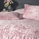 preview thumbnail 3 of 11, DESIGN STUDIO Rochelle Outline Floral Crushed Velvet Comforter Set