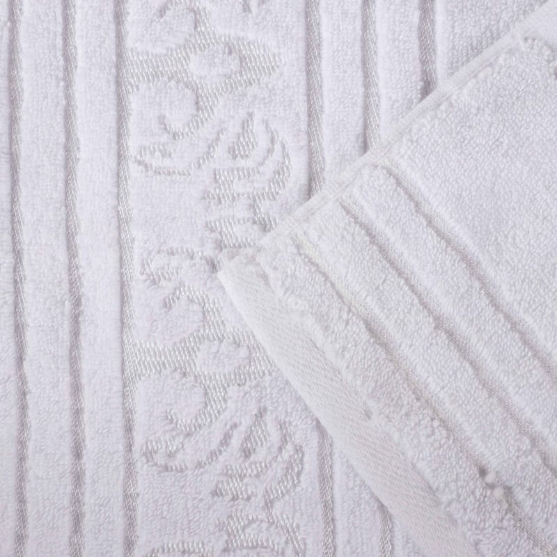 Superior Sadie Zero Twist Cotton Solid and Floral Washcloth Set of 12