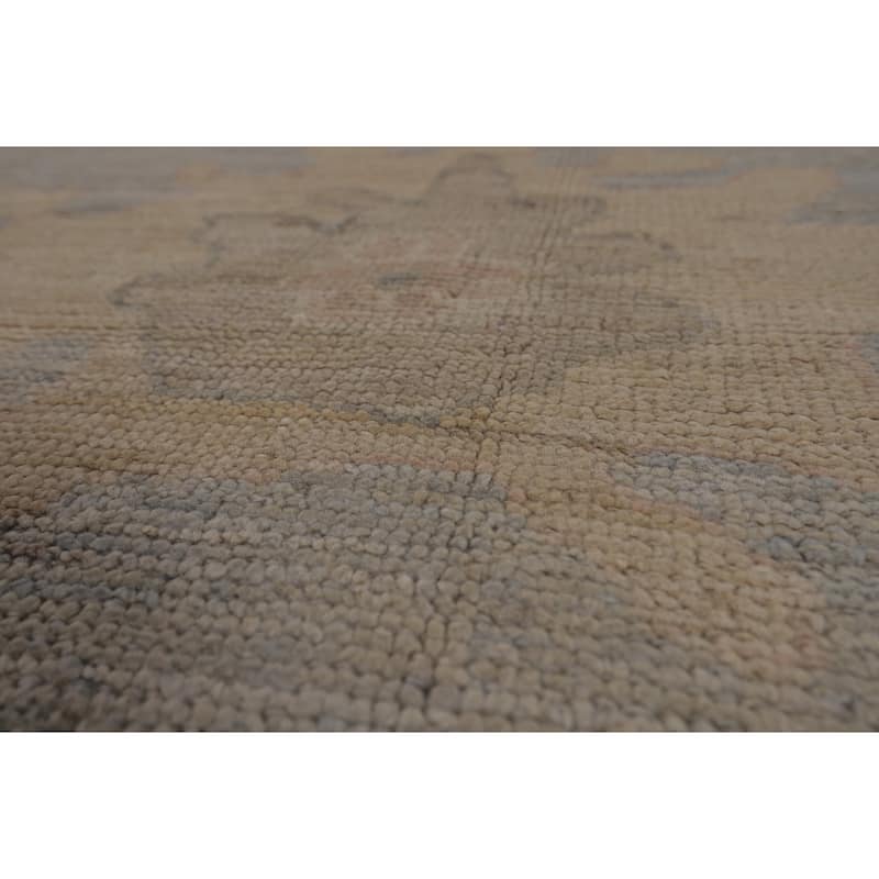 Oriental Oushak Turkish Large Area Rug Hand-Knotted Wool Carpet - 10'2"x 13'11"