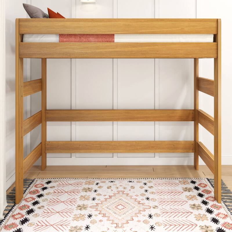 Max and Lily Farmhouse Twin-Size High Loft Bed