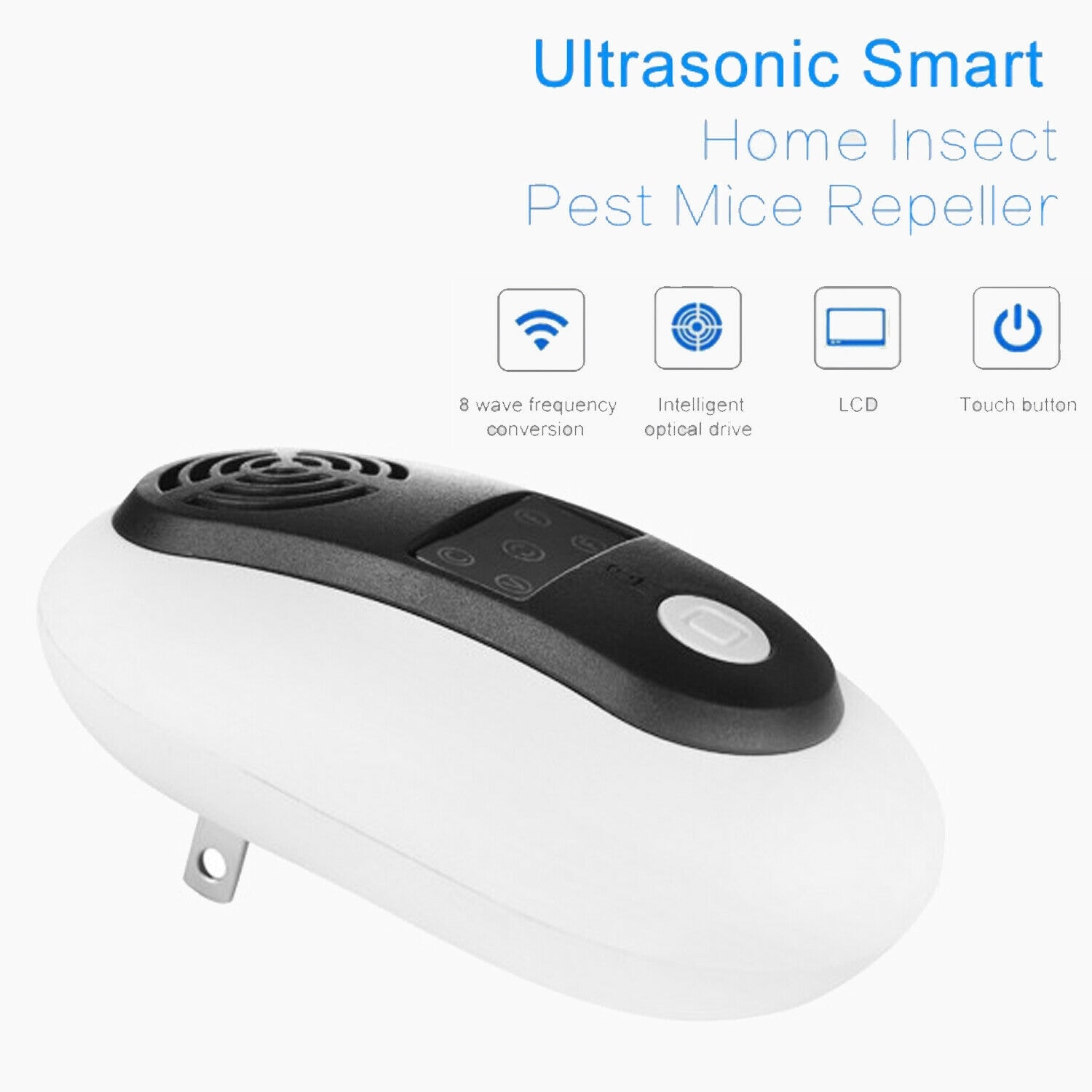 Ultrasonic Pest Repeller Rats Mosquito Bugs Cockroach Killer for Home - S - Overstock - 31930280 Ultrasonic Pest Repeller Rats Mosquito Bugs Cockroach Killer for Home - S - Overstock - 31930280