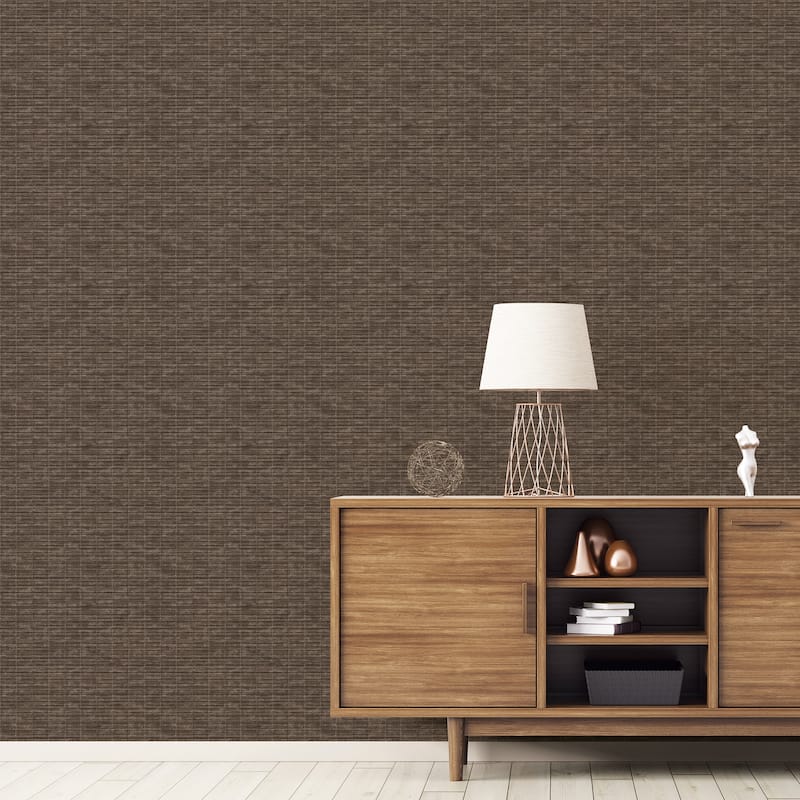 Galerie Wallcoverings TexStyle Collection Woven Weave Non-woven Metallic Wallpaper Roll