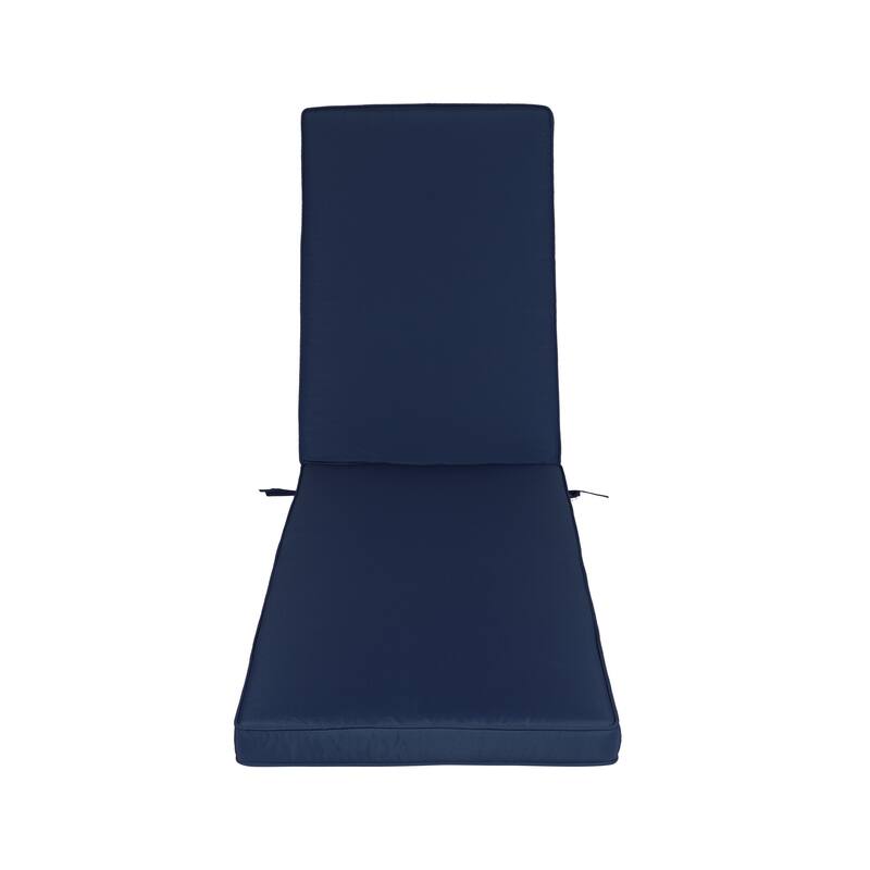 GDFStudio Bula Outdoor 1PC Chaise Lounge Cushion with Removable Cover - 74.41" x 22.05"