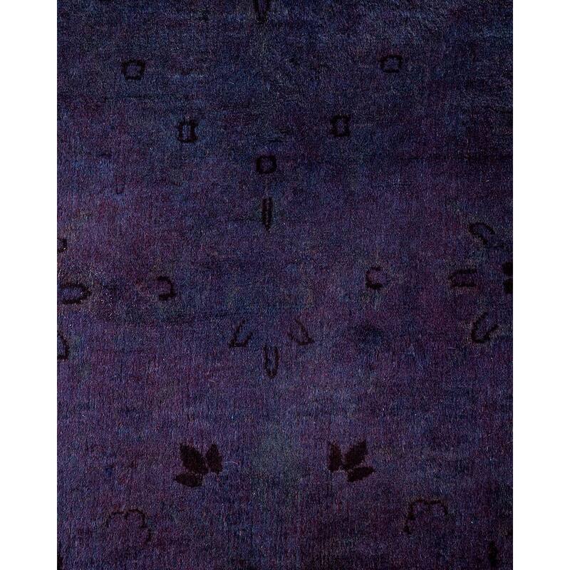 Fine Vibrance, One-of-a-Kind Hand-Knotted Area Rug - Purple, 3' 1" x 5' 2" - 3' 1" x 5' 2"