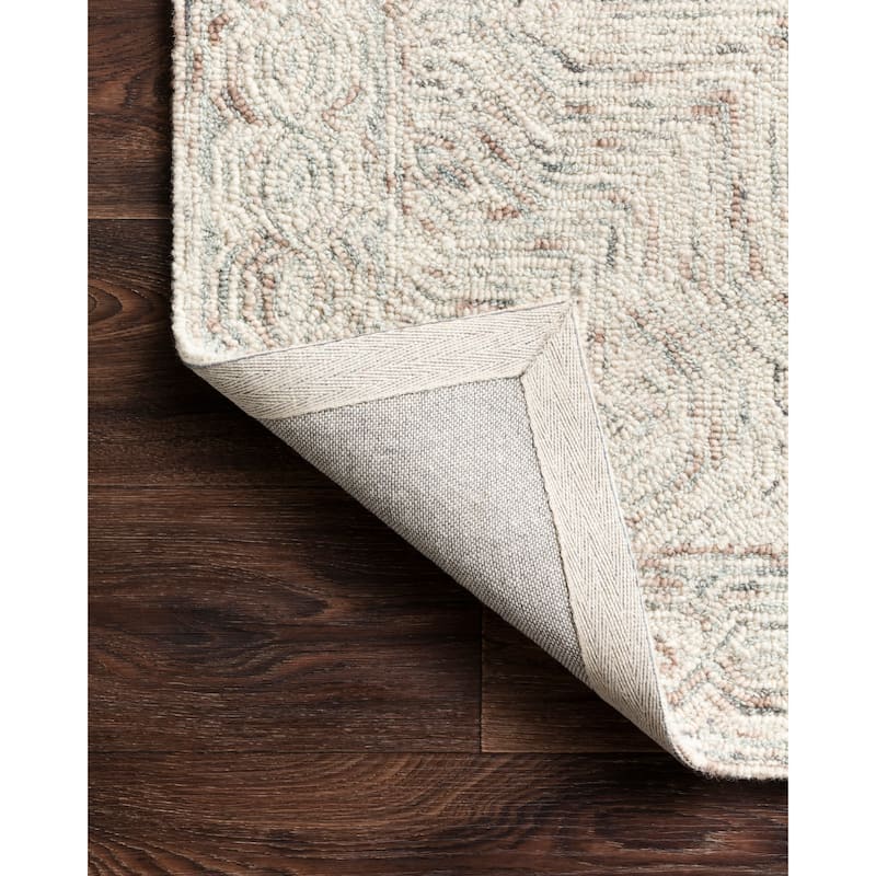 Alexander Home Aspen Neutral Hand-tufted Contemporary Wool Rug