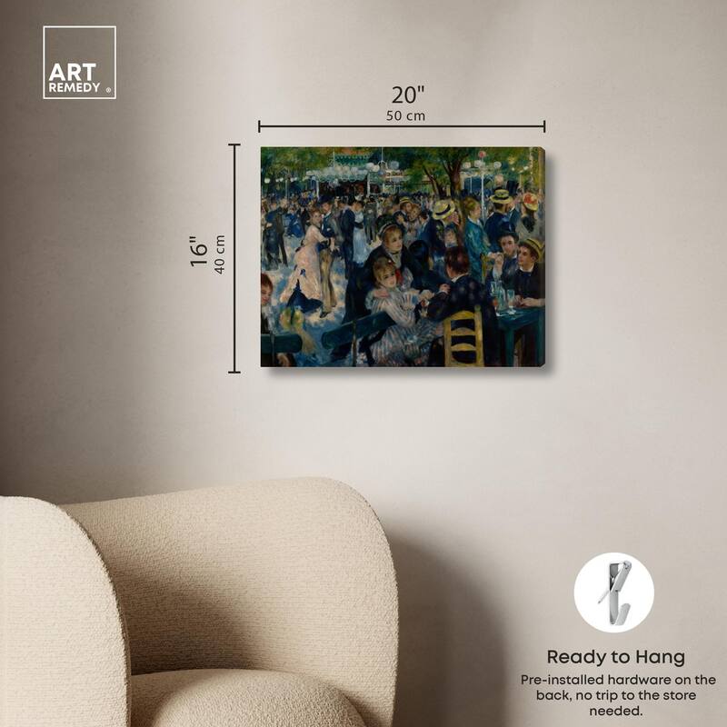 Dance Party Canvas by Art Remedy, Gallery Wrapped