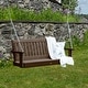 preview thumbnail 15 of 37, Highwood Lehigh 4-foot Eco-friendly Synthetic Wood Porch Swing