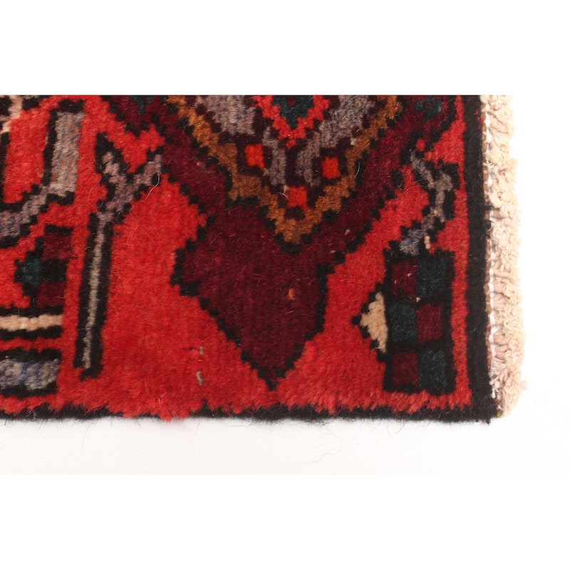 ECARPETGALLERY Hand-knotted Anadol Burgundy Wool Rug - 3'10 x 6'5