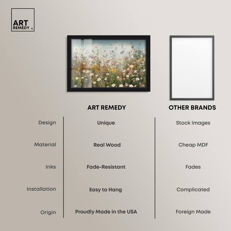 Glimmering Glade Garden III Shadowbox by Art Remedy