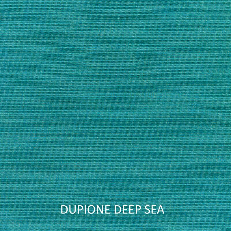 Sunbrella Dupione 43 in x 18 in x 2 in Bench Cushion Bristol - 43 in x 18 in x 2 in - Dupione Deep Sea