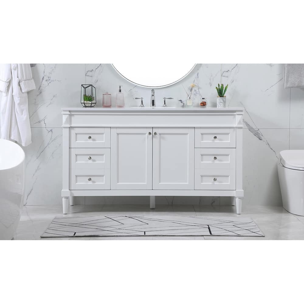 Clarity 48 - 60 Inch Single Bathroom Vanity