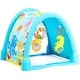 preview thumbnail 1 of 0, 4-in-1 Baby Play Gym Mat with 3 Hanging Toys-Green - Green - 39.5" X 18" X 49"