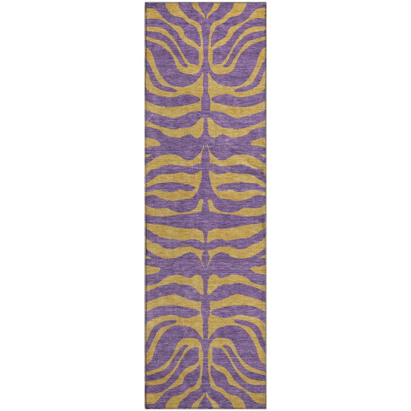 Premium Washable Super Soft Modern Zebra Print Mayfield Rug