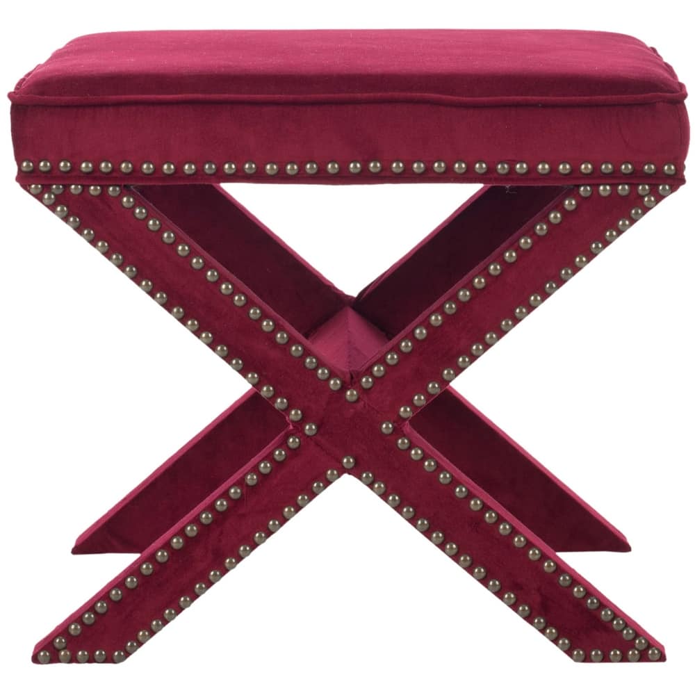 SAFAVIEH Shavonne X-Bench Ottoman