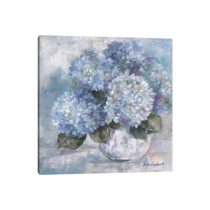 iCanvas "Hydrangea Blues" by Debi Coules Canvas Print