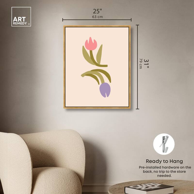 Tulips for my Twenties Canvas by Art Remedy