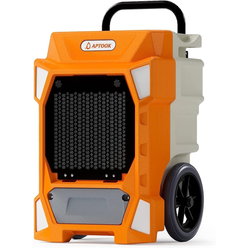 190 PPD Commercial Dehumidifier with Pump and Drain Hose - Orange