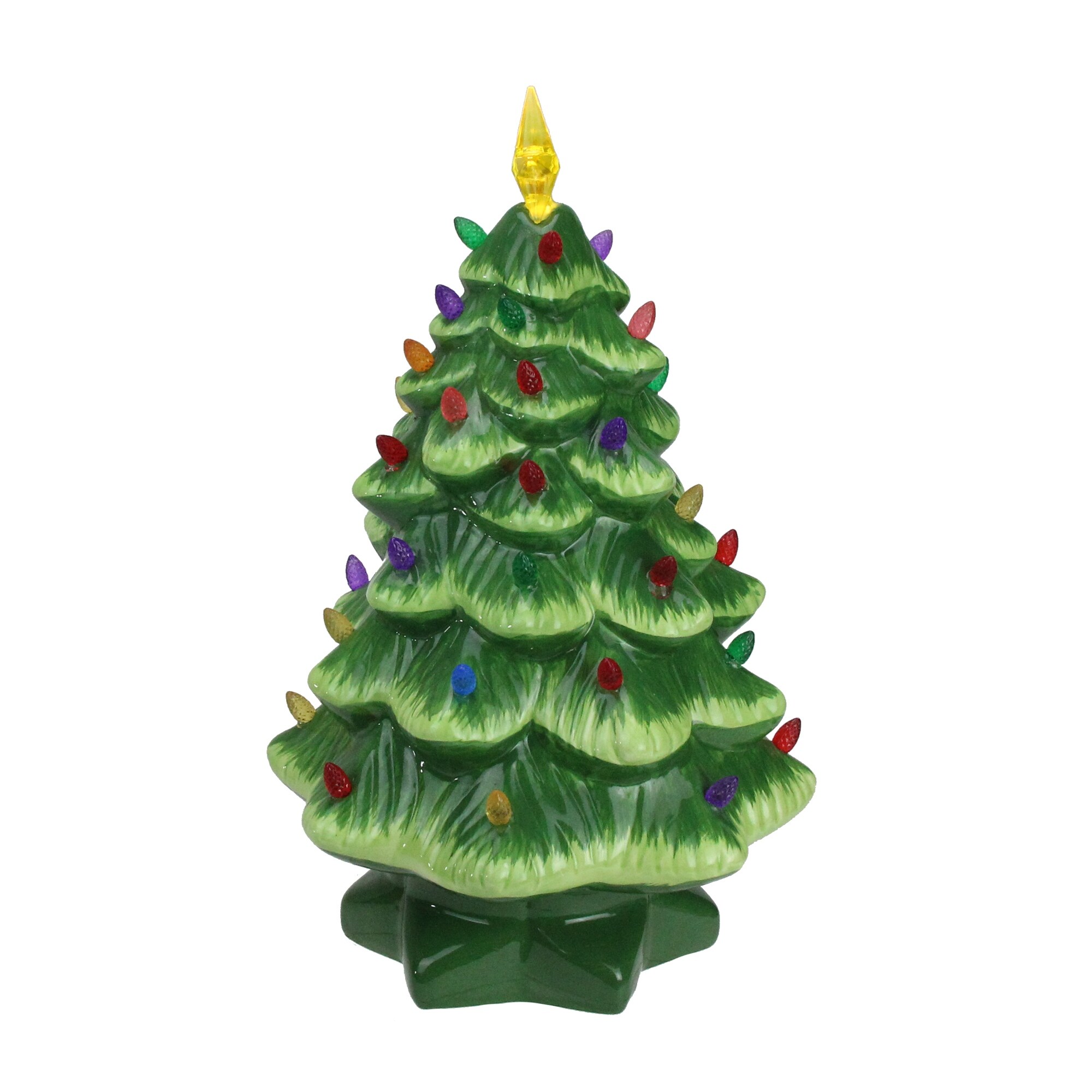 Shop Mr Christmas Multi Color Lighted Nostalgic Ceramic Tree 14