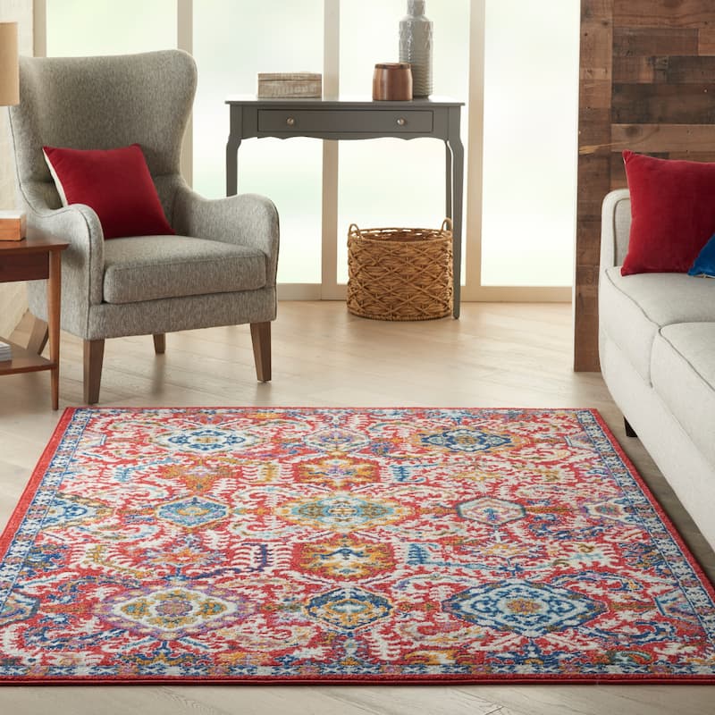 Nourison Passion Modern Persian Medallion Area Rug