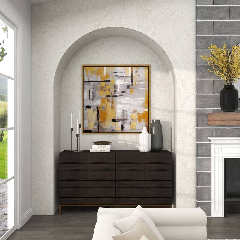 White Ceramic Fluted Decorative Vase