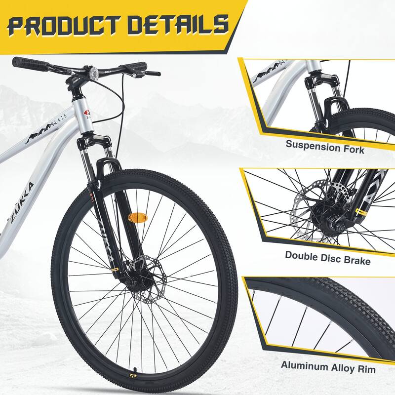 29 Inch Wheels Single Speed Mountain Bike,Front Suspension