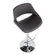 preview thumbnail 139 of 144, Silver Orchid Svellingen Adjustable Bar Stool with Rounded T Footrest - Set of 2