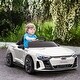 preview thumbnail 6 of 8, 12V Licensed Audi RS E-tron GT 3.1 MPH Electric Car for Kids - White