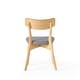 preview thumbnail 82 of 141, Christopher Knight Home - Chazz Mid-Century Modern Upholstered Dining Chairs Set with Solid Wood Splayed Leg