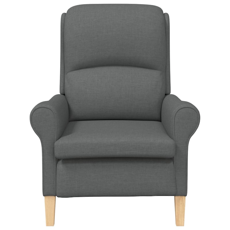 vidaXL Modern Armchair Light/Dark Gray Armchair - 29.9 x 37 x 40.2