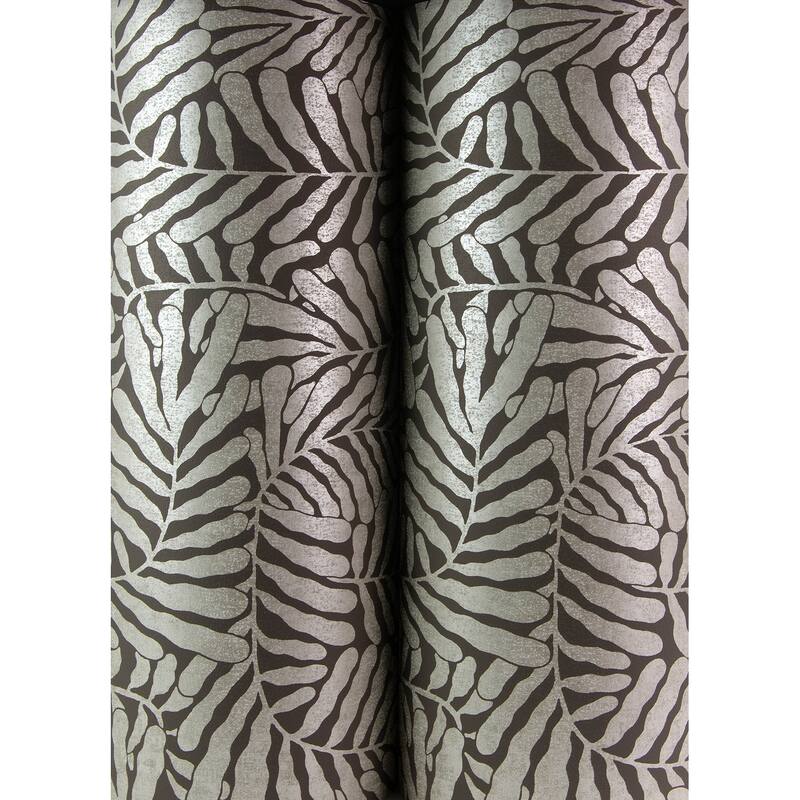 A-Street Prints Gabriel Espresso Fern Wallpaper
