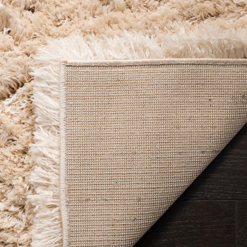 SAFAVIEH Polar Shag Alabama Glam Solid 3-inch Extra Thick