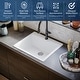 preview thumbnail 10 of 55, Karran Top Mount 25 in. Single Bowl Quartz Kitchen Sink