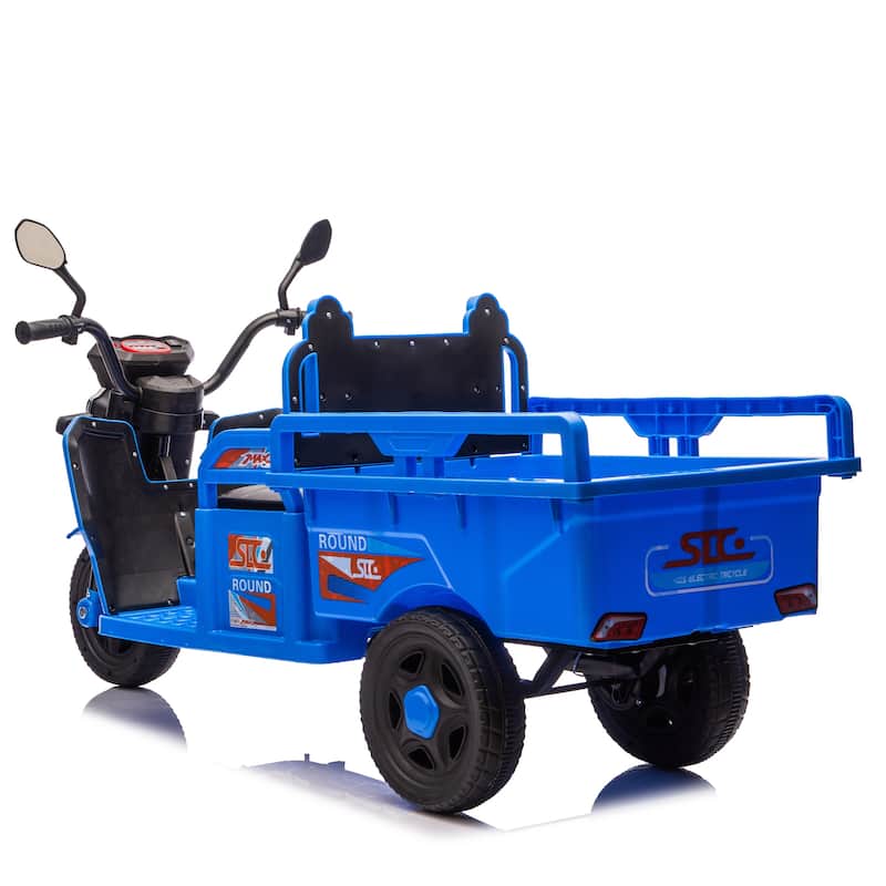 Blue Ride-On Truck Off-Road Toy Car Ride on Car Electric Car Toy