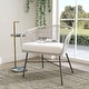 preview thumbnail 3 of 6, Cove Rattan Curved Occasional Chair by East at Main