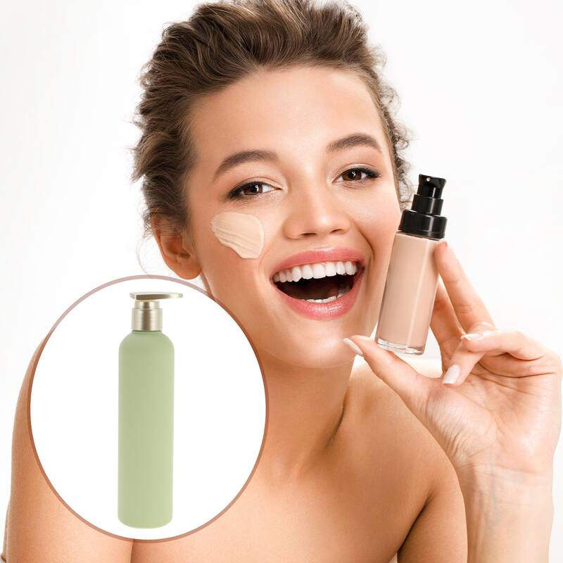 Pressure Pump Soap Dispenser for Bathroom 1 Pc - Green - 8.79oz
