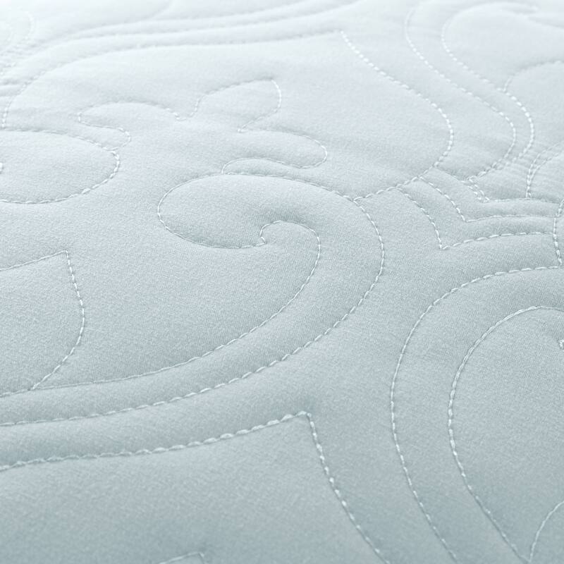 Soft Essentials Premium Ultra Soft Damask Pattern Quilted Coverlet Set