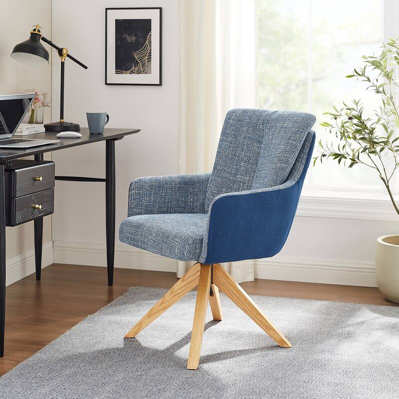 Art Leon Mid-century Modern Swivel Home Office Desk Chair