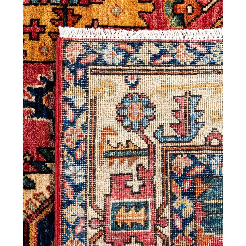 Serapi One-of-a-Kind Hand-Knotted Area Rug - Red - 4' 2" x 5' 10"