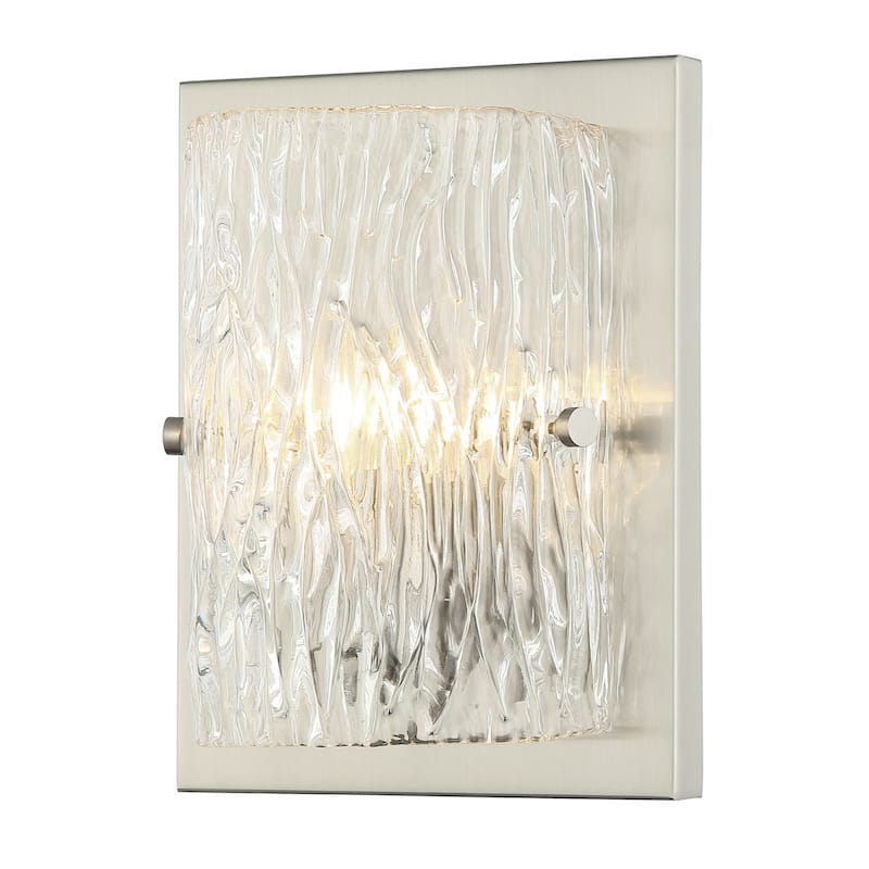 Varaluz Morgan Wall Sconce - 1-Light - Brushed Nickel