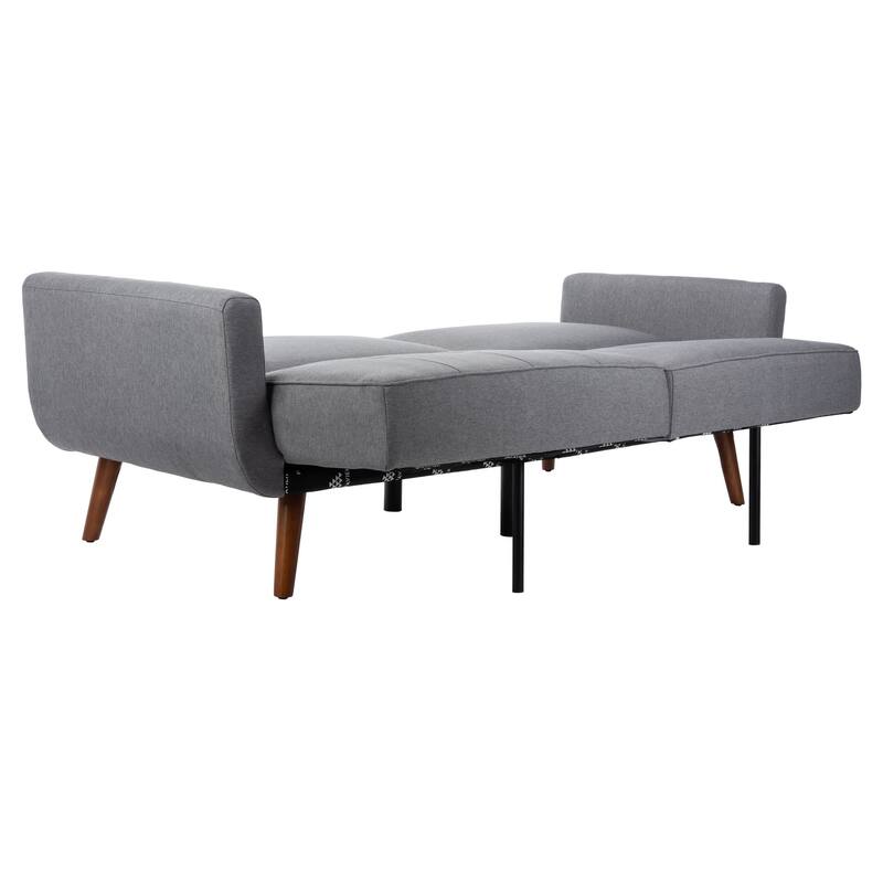SAFAVIEH Bushwick Mid-century Foldable Futon Sofa Bed - 82.3" x 34.3" x 34.3"