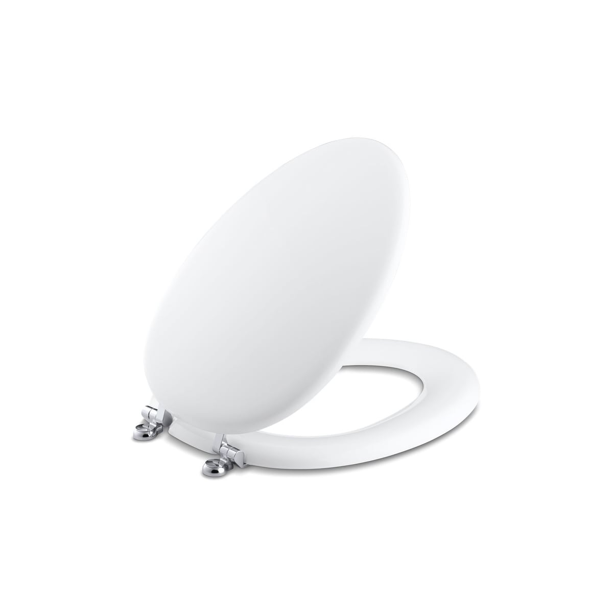 Kohler Kathryn Elongated Toilet Seat with Polished Chrome ...